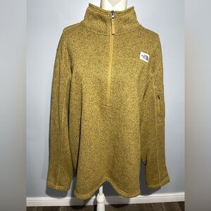 The North Face Mustard Yellow Half-Zip Fleece